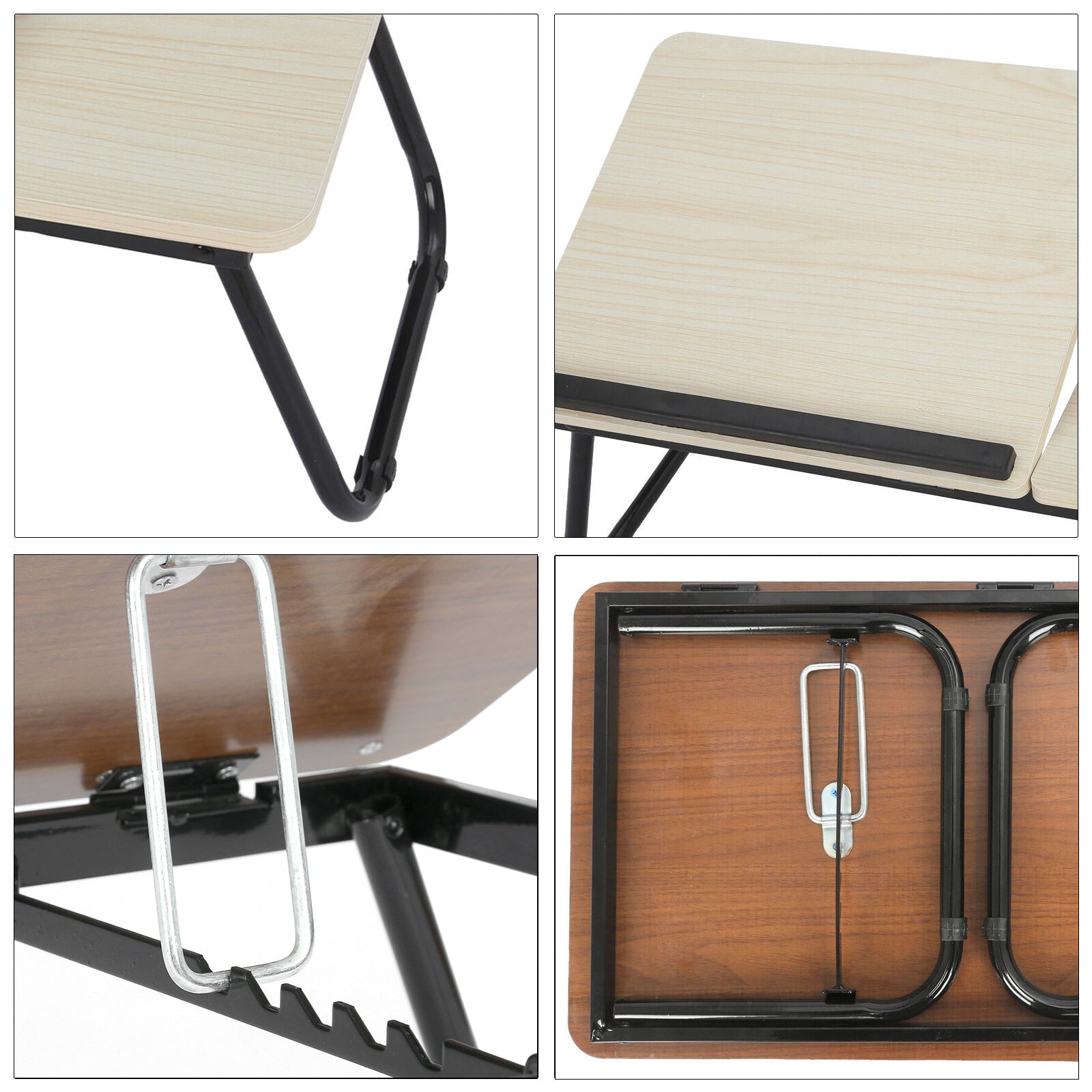 XXL Falt-Laptoptisch für Bett & Sofa (55x32 cm) – Stabiler Betttisch mit Getränkehalter & Klappfunktion