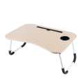 XXL Laptoptisch „Ahorn-Edition“ (60x40 cm) – Faltbarer Betttisch mit Tablet-Slot & Becherhalter (Ergonomisch & Stabil)