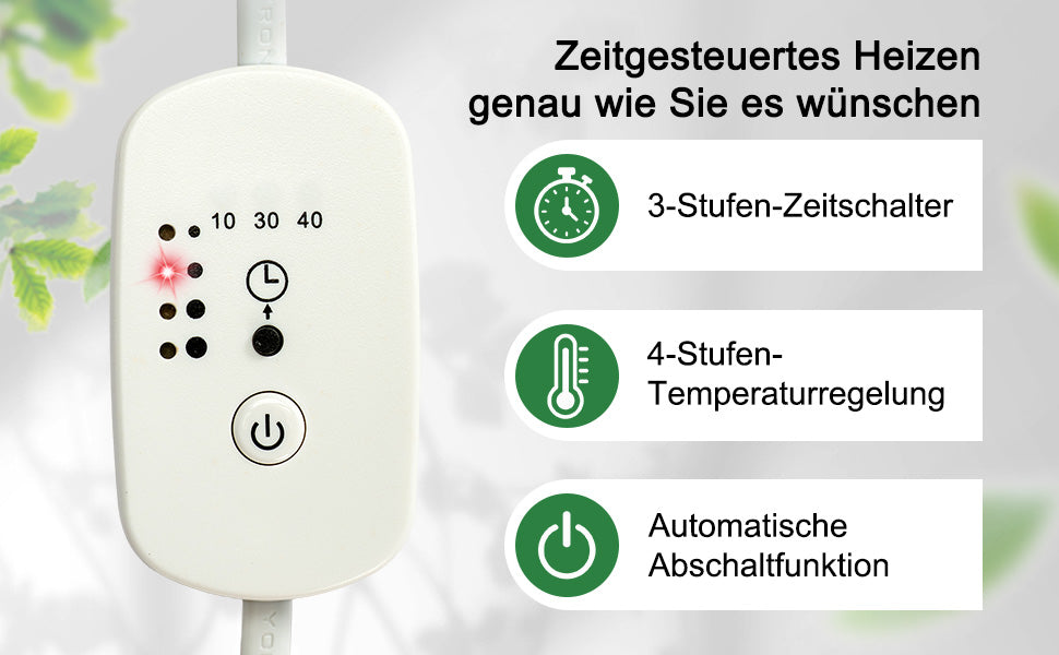 Profi Rotlichtlampe (150W) mit Timer & Dimmer – Infrarot-Wärmelampe zur Entspannung & gezielten Wärmeanwendung
